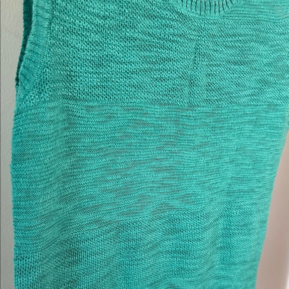 Ann Taylor Teal Knit Tank Top - Picture 4 of 7